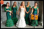 Bride Anya and Bridesmaids Willow, Tara, Buffy, and Dawn