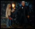 Holding-Hands-on-Fire Buffy and Spike *Light Up*