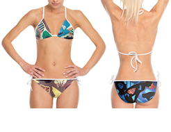 Hide and Seek (Vanda Powell Designer Swimwear - Bikini/Trikini)