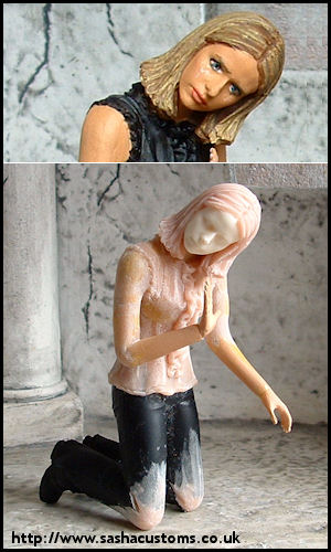 Buffy - Close-Up and Unpainted Sculpt