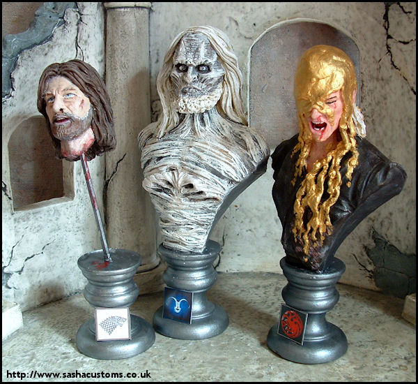 Ned, White Walker, and Viserys