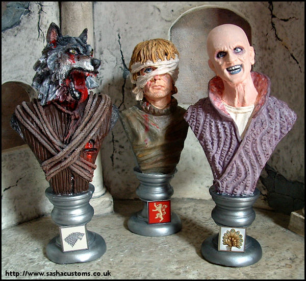 Robb/Grey Wind, Tyrion, and Pyat