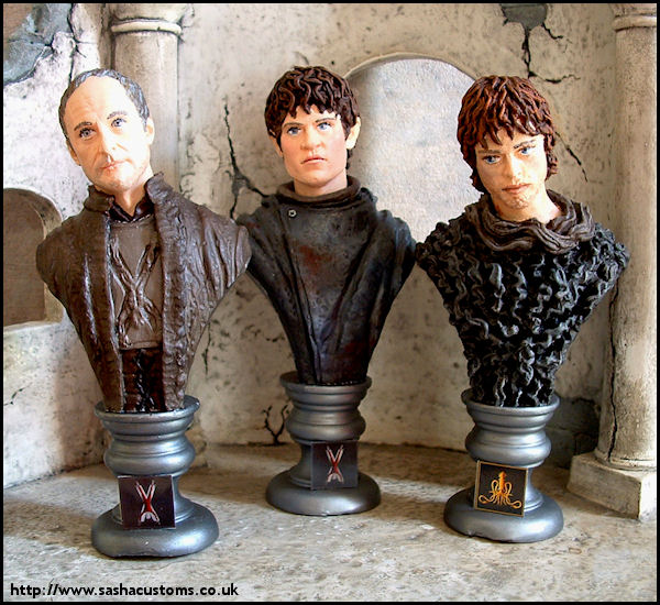 Roose, Ramsay, and Theon