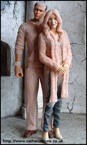 Emmett and Rosalie - Unpainted Sculpt