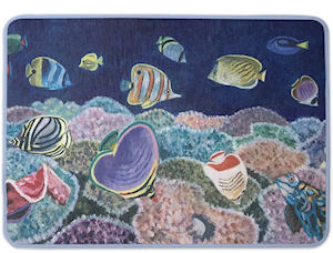Gemstone Reef (Bathmat) - Vanda Powell Designs