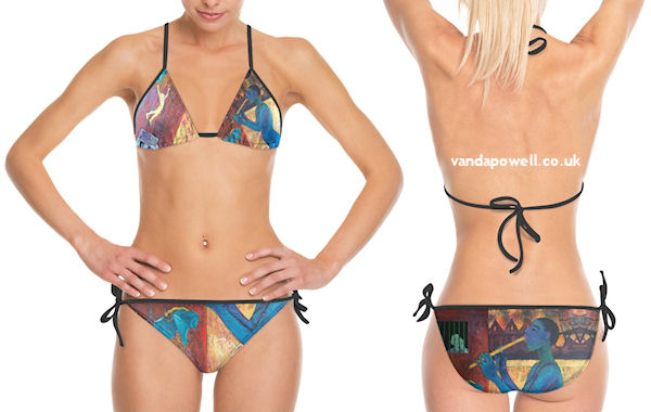 Ra Meeting Proteus (Designer Bikini) - Vanda Powell Designs