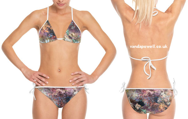 Listening to the Mermaids Singing (Designer Bikini) - Vanda Powell Designs