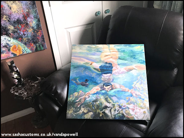 Lorelei (Canvas Print) - Vanda Powell Designs