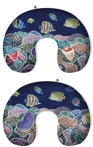 Gemstone Reef (Neck/Travel Pillow) - Vanda Powell Designs