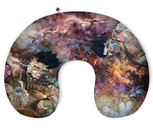 Listening to the Mermaids Singing (Neck/Travel Pillow) - Vanda Powell Designs