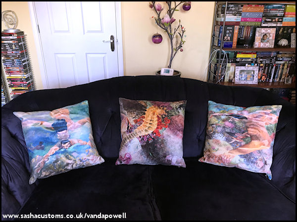 Soft Velvet Cushions - Vanda Powell Designs
