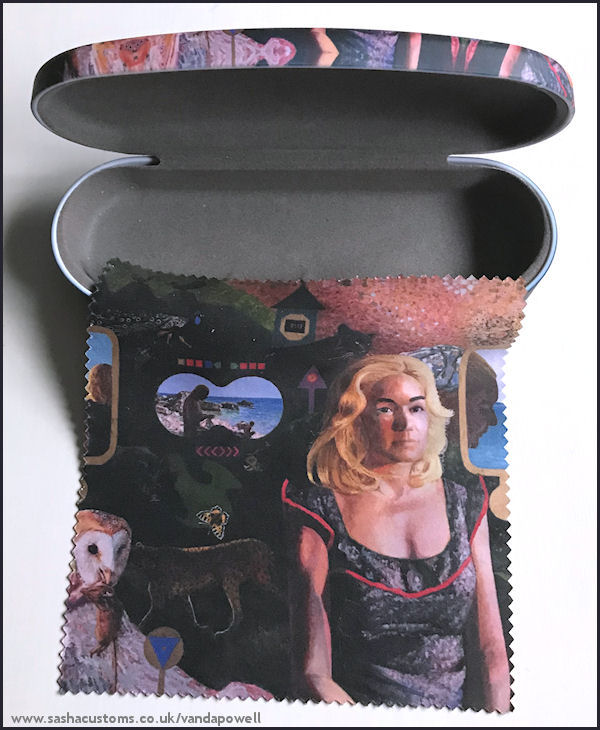 Circe's Island (Hard Glasses Case with Matching Cleaning Cloth) - Vanda Powell Designs