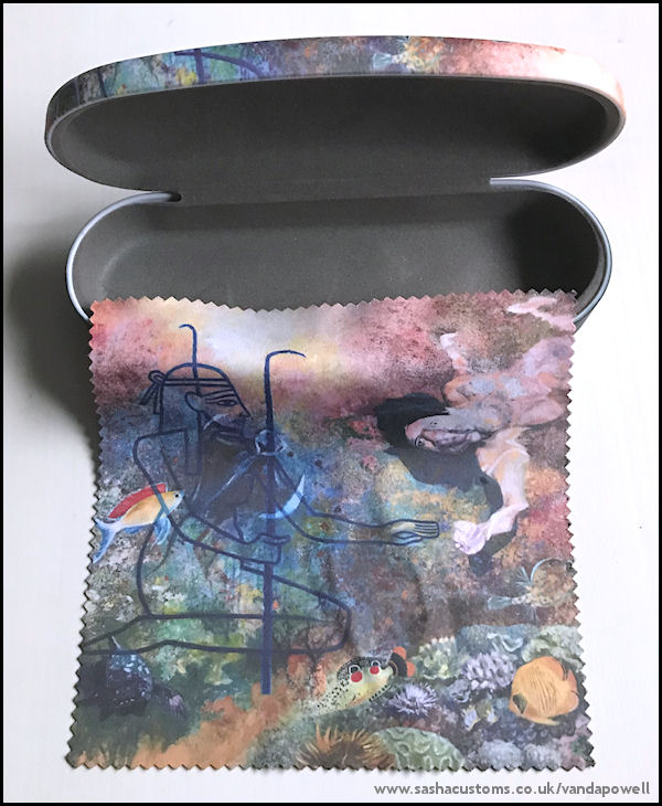 The Spirit of the Eternal Waters and the Most Ancient Female of the World (Hard Glasses Case with Matching Cleaning Cloth) - Vanda Powell Designs