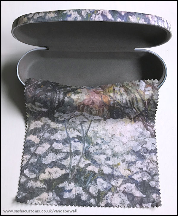Nunnery Wood Hemlock (Hard Glasses Case with Matching Cleaning Cloth) - Vanda Powell Designs