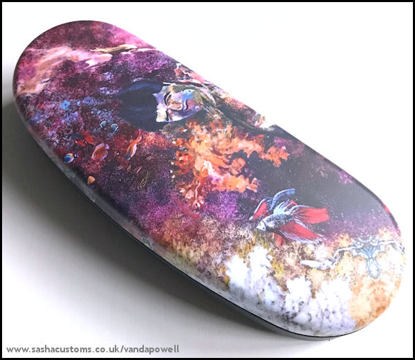 Listening to the Mermaids Singing (Hard Glasses Case with Matching Cleaning Cloth) - Vanda Powell Designs