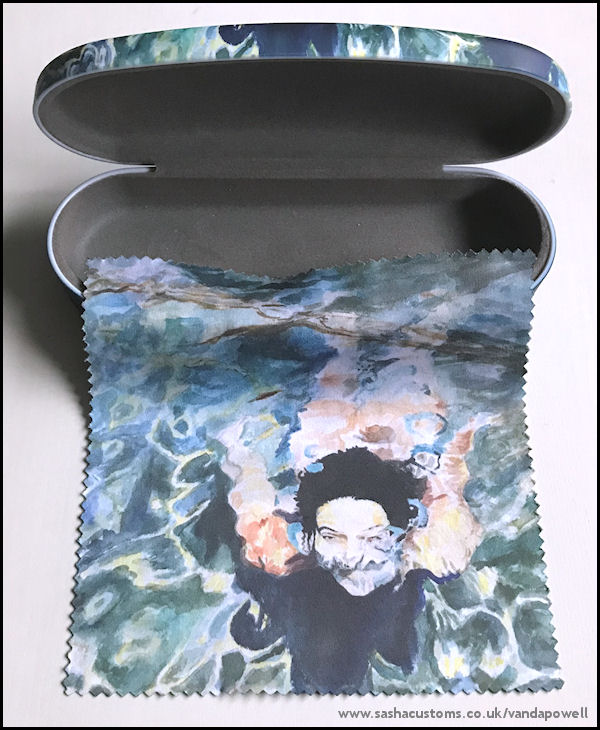 Sea-Girls Waking (Hard Glasses Case with Matching Cleaning Cloth) - Vanda Powell Designs
