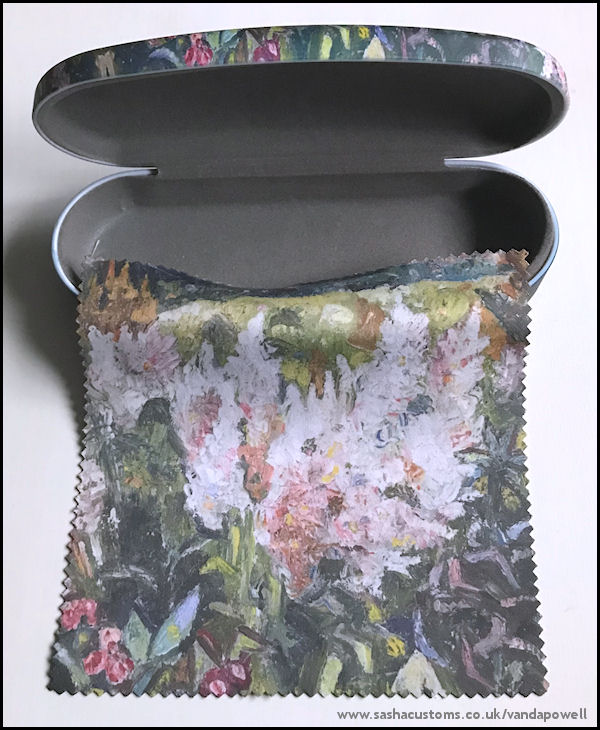 Nunnery Meadow Wildflowers (Hard Glasses Case with Matching Cleaning Cloth) - Vanda Powell Designs