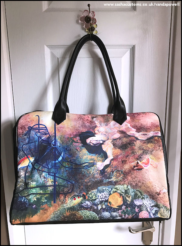 The Spirit of the Eternal Waters and the Most Ancient Female of the World (Holdall) - Vanda Powell Designs