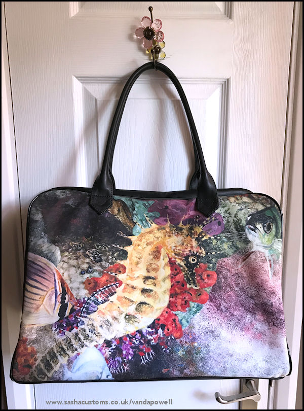 Searching for the Perfect Shell (Holdall) - Vanda Powell Designs