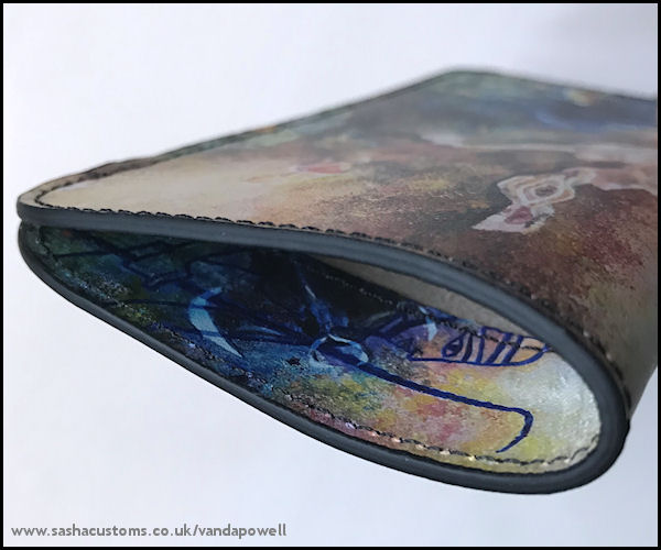 The Spirit of the Eternal Waters and the Most Ancient Female of the World (Nappa Leather Glasses Case) - Vanda Powell Designs