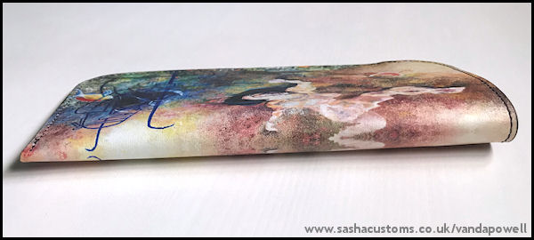 The Spirit of the Eternal Waters and the Most Ancient Female of the World (Nappa Leather Glasses Case) - Vanda Powell Designs