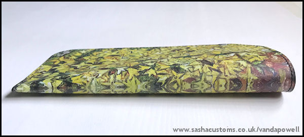 Aconbury Close Forsythia (Nappa Leather Glasses Case) - Vanda Powell Designs