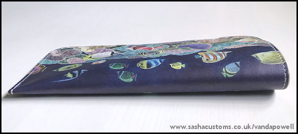 Gemstone Reef (Nappa Leather Glasses Case) - Vanda Powell Designs