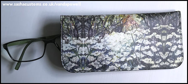 Nunnery Wood Hemlock (Nappa Leather Glasses Case) - Vanda Powell Designs