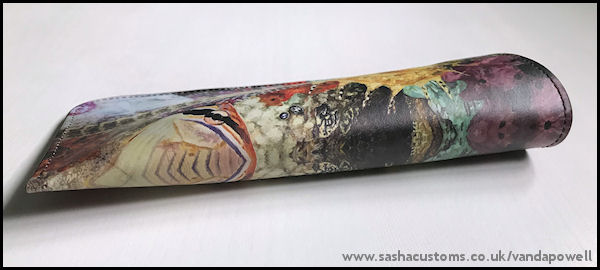 Seahorse Nappa Leather Glasses Case - Vanda Powell Designs