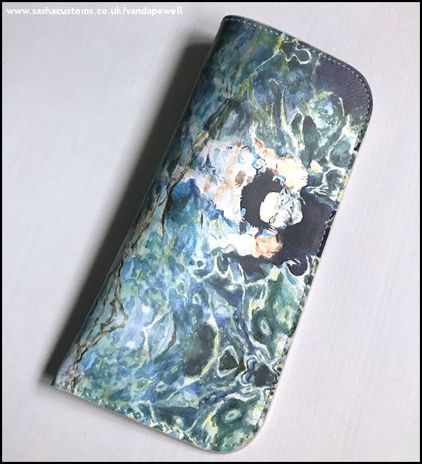 Sea-Girls Waking (Nappa Leather Glasses Case) - Vanda Powell Designs