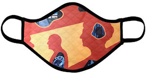 Cell Face Mask (Quilted Extra Large) - Vanda Powell Designs