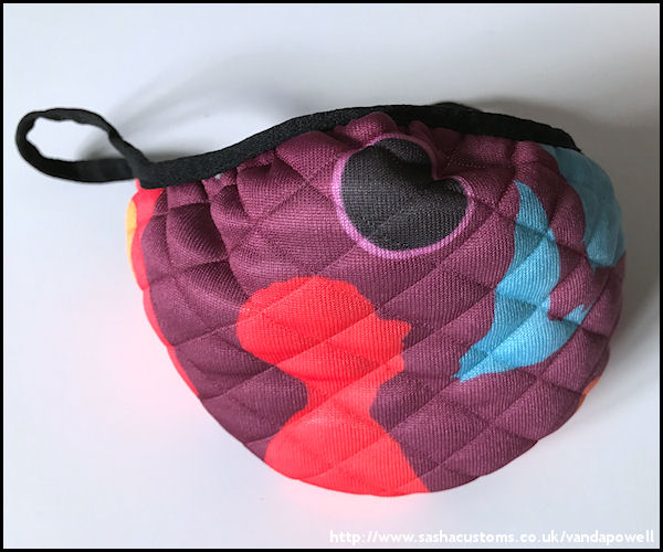 Eclipse Face Mask (Quilted Large) - Vanda Powell Designs