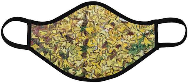 Forsythia Face Mask (Quilted Large) - Vanda Powell Designs