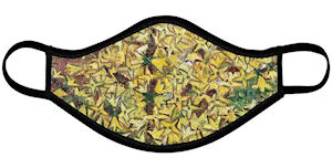Forsythia Face Mask (Quilted Medium) - Vanda Powell Designs