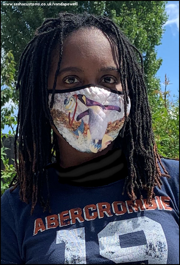 Penguin (Vanda Powell Designer Face Mask)