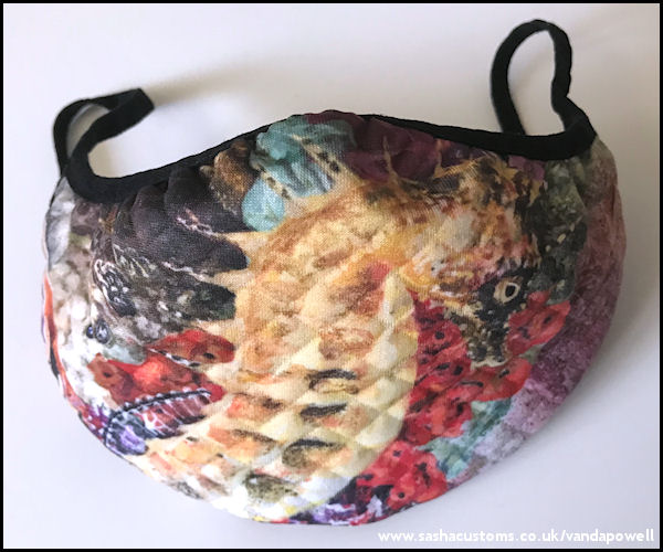 Seahorse Face Mask (Quilted Large) - Vanda Powell Designs