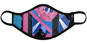 Searchlights Face Mask (Quilted Medium) - Vanda Powell Designs