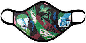 Slipstream Face Mask (Quilted Extra Large) - Vanda Powell Designs