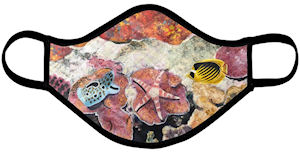 Starfish Face Mask (Quilted Extra Large) - Vanda Powell Designs