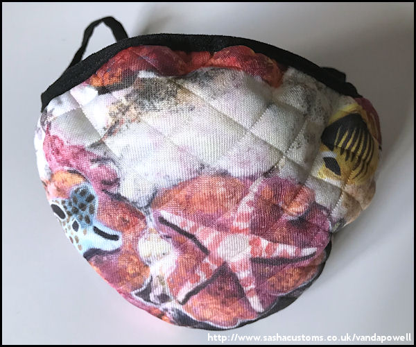 Starfish Face Mask (Quilted Large) - Vanda Powell Designs