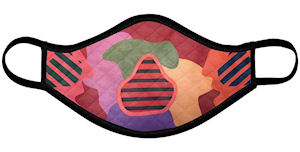 Zone Face Mask (Quilted Medium) - Vanda Powell Designs