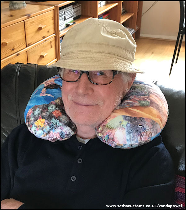 Galatea Betrayed (Neck/Travel Pillow) - Vanda Powell Designs