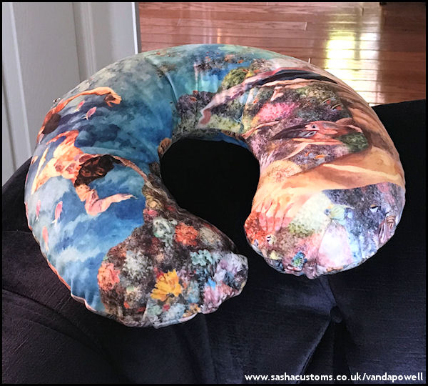 Galatea Betrayed (Neck/Travel Pillow) - Vanda Powell Designs