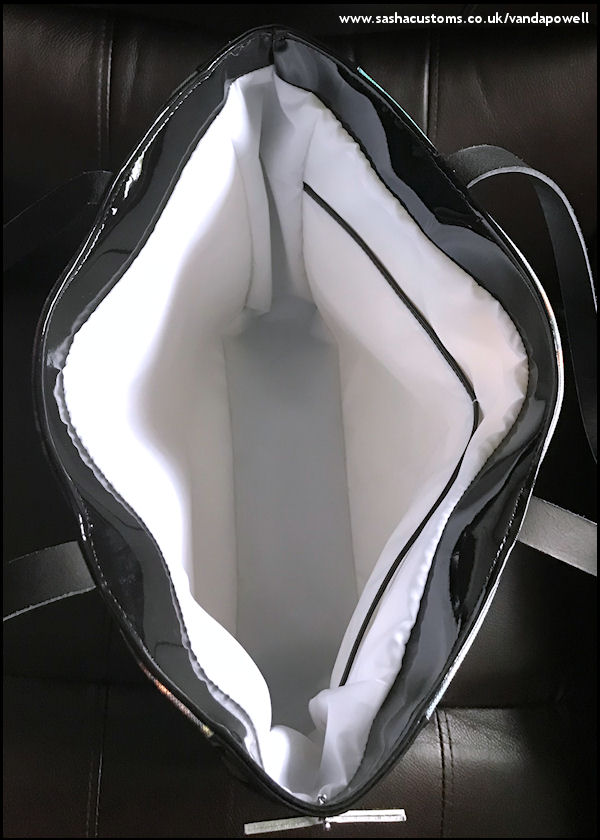 Patent Vinyl Shopper Bags (Waterproof Lining) - Vanda Powell Designs