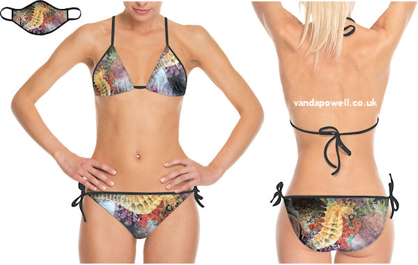 Searching for the Perfect Shell (Designer Bikini/Trikini) - Vanda Powell Designs